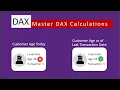 Download Lagu Master DAX with Power BI (Right way to calculate Customer Age) Power BI Report
