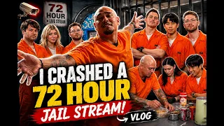 I Crashed a 72 Hour Jailhouse Live Stream! 😱 (Vlog)