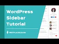 How to Build a Sidebar in Wordpress - Custom and Sitewide Sidebar Using Elementor Free