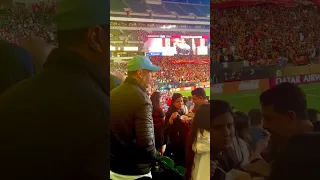 عصام الشوالي يغني مع جماهير الترجي في كأس العالم بأمريكا 