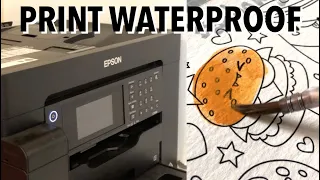 How to Print Waterproof on Watercolor Paper