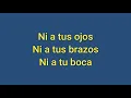 No Renunciare  Alci Acosta  Karaoke