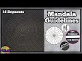 Download Lagu Hoe maak je mandala-richtlijnen | 16 segmenten