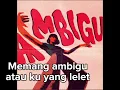 Lirik lagu Kecoud - Ambigu
