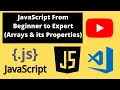 JavaScript From Beginners to Expert Arrays push pop shift unshift and splice Tutorial -