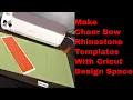 Make Cheer Bow Rhinestone Templates With Cricut Design Space