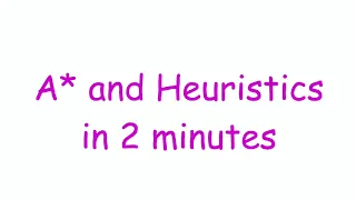 A A Star Search and Heuristics Intuition in 2 minutes