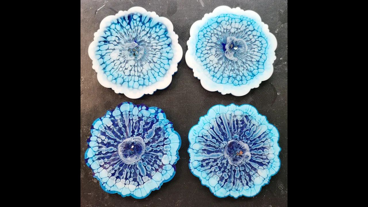 Set of 2 molds - Magical coasters with matching holder