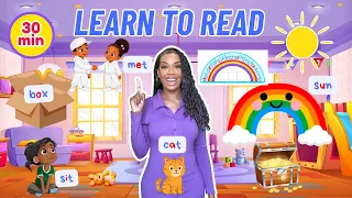 Rainbow vowels and consonants| Learn to read| Ms Houston