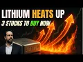 Lithium Stocks Heating Up The Next Big Momentum Play