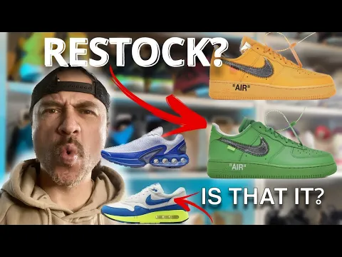 Download MP3 Nike Off White AF1 RESTOCK?! Nike Air Max Day looking AVG!