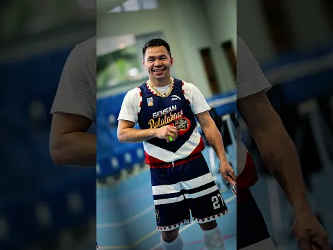 Pacquiao playing basketball and pickleball!