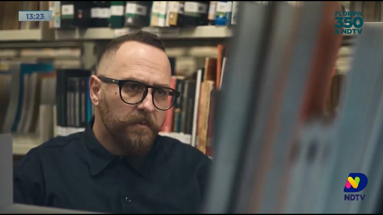 Já é Mané: Floripa 350 & NDTV apresenta um especial sobre literatura e no 1º episódio Alcides Buss