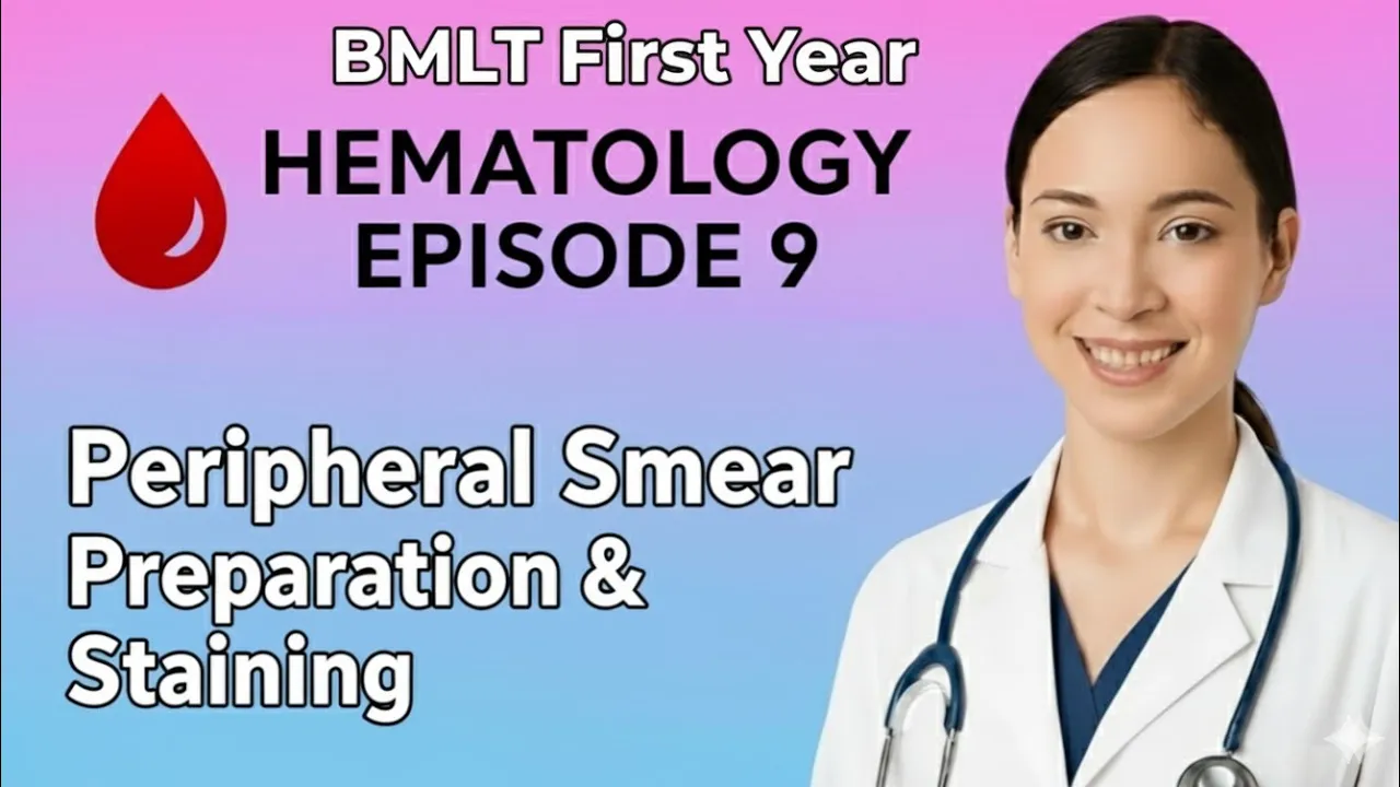 Easy Peripheral Smear Preparation and Staining for BMLT Students