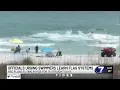 Beach s explain dangers of rip currents during double red flag days