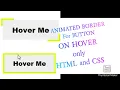 Css Border Animation Effects on Hover CSS Animation for Button CSS Hover Effects