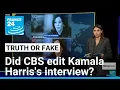 Download Lagu Did CBS edit their '60 Minutes' sit-down interview with Kamala Harris? • FRANCE 24 English