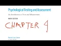 PSYCHOLOGICAL TESTING ASSESSMENT Cohen 9th edition CHAPTER 4