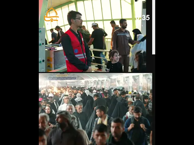 ⁣منطقة السلالم الكهربائية تشهد تفويج عشرات الآلاف من الزائرين يوميًّا