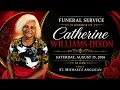 Funeral Service in Honour of Catherine Williams-Dixon