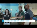 Checking out the new Family YMCA gym