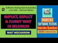 23 - Selenium Waits Implicit Wait Explicit Wait and Fluent Wait