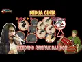 MIDUA CINTA (LANGLAYANGAN)|| COVER REAL DRUM MOD KENDANG BAJIDOR