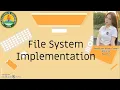 File System Implementation