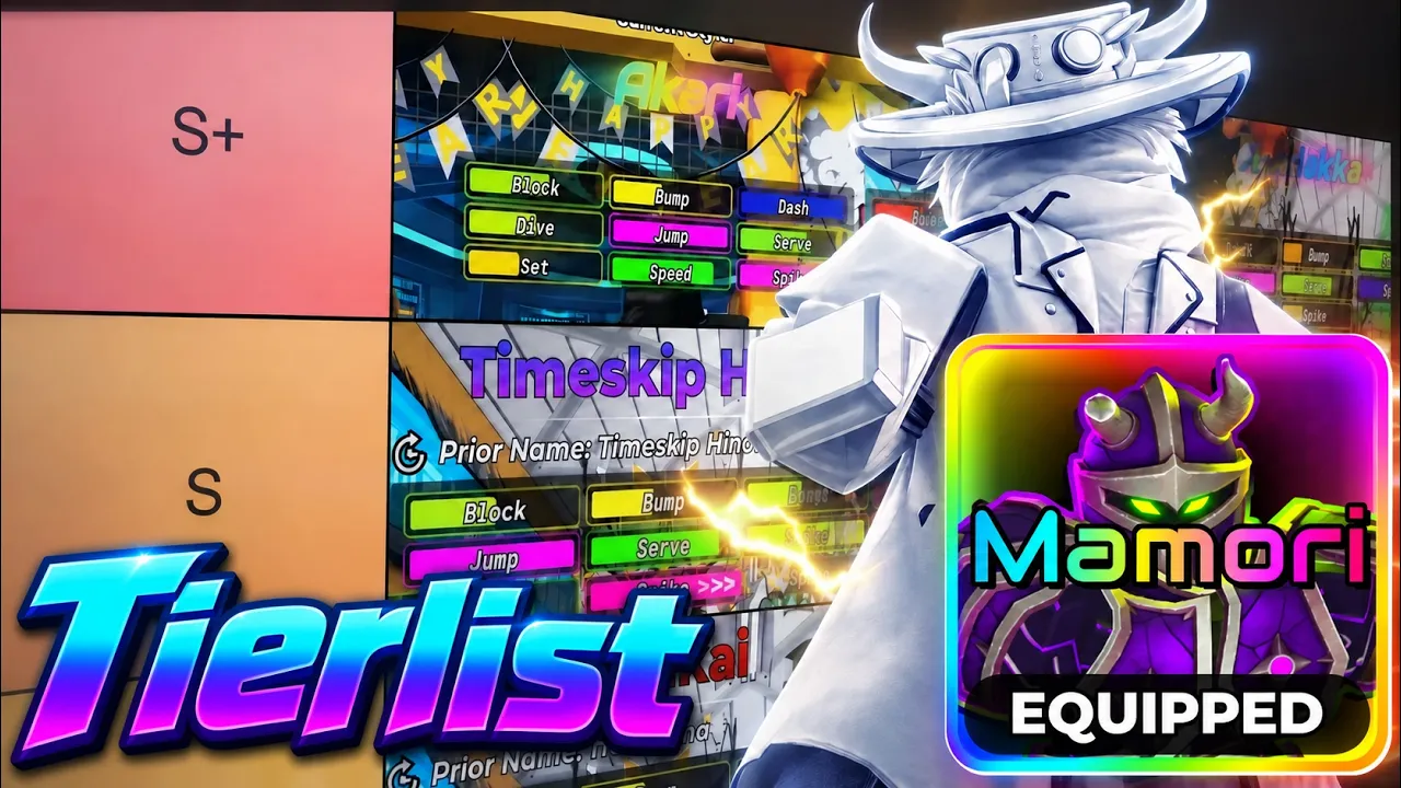 THE BEST UPDATED VOLLEYBALL LEGENDS TIER LIST | MAMORI AND RONING UPDATED TIER LIST