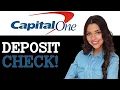 How To Deposit A Check At An Atm Capital One 2025