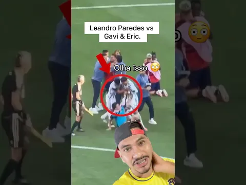Olha essa treta Leandro Paredes vs Gavi & Eric. #futebol  #espanha #argentina