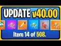 INSANE REWARDS Schematic Research in Update v40 00