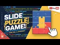 Create a Slide Puzzle Game Using HTML CSS JavaScript Fun Interactive Project