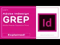 InDesign GREP Part 3