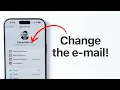2025 How To Change Your Apple Account Apple ID E-mail
