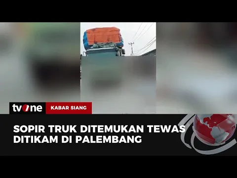 Ngeri! Sopir Truk di Palembang Tewas Ditikam!