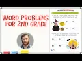 Word Problems Subtraction Math for 2nd Grade