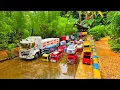 Lagu Wow !!! Mobil Truk Rc Tronton Panjang Bongkar Penuh Mobil Mobilan Truk Mixer, Bus Telolet, Ambulan 