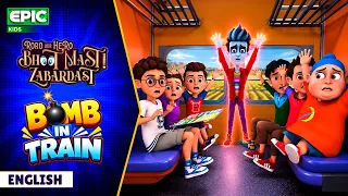 Train Mein Bomb | Roro aur Hero Bhoot Mast Zabardast | Hindi Cartoons for Kids