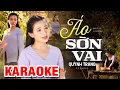 Download Lagu [ KARAOKE ] Áo Sờn Vai - Quỳnh Trang | Người giặt áo bên sông, đời em cánh hoa giữa dòng