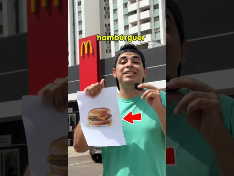 Fiz entregas até pagar um McDonald’s
