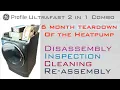 GE Profile Ultrafast 2in1 Combo Washer Dryer 6 Month Teardown inspection cleaning of the heatpump