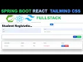 Build a POWERFUL Full Stack App with Spring Boot React and Tailwind CSS