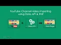 YouTube Channel importing using Data API PHP - Learn Infinity