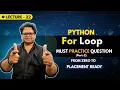 For Loop in Python Practice Questions Part 2 Zero to Placement