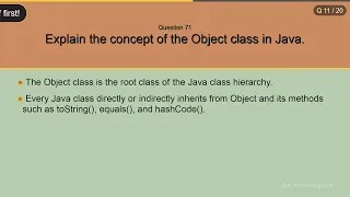 Java Interview Questions Answers Most Asked Questions for Freshers Experienced