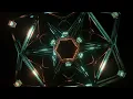 Abstract Background Video 4k Teal Gold Metallic Wireframe VJ LOOP NEON Sci-Fi Gaming Wallpaper