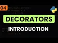 Python Tutorials - Decorators Part 1 Introduction Functions Example