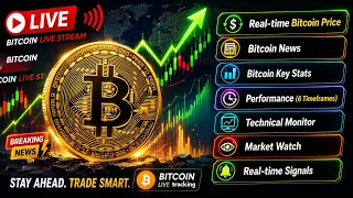 🔴 bitcoin prices crypto cryptocurrency live trucking #BTC