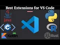 Best VS Code Extensions for Python Java C Kotlin Rust R 2025 Guide